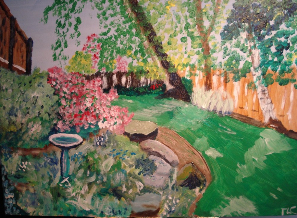 The garden in June  2